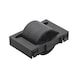 Roller unit plastic R28 - ROLLUNT-PA-BLCK/BLCK-ESD-D28-50X33MM - 1