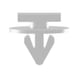 Interior trim clip with half-round head suitable for oval holes - RTNGCLIP-DEFENSEMOLDING-CORSA/NOVO - 1
