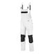 Cetus work dungarees - BIB PANTS CETUS WHITE/ANTHRACITE 102 - 1