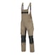 Cetus work dungarees - BIB PANTS CETUS BEIGE/ANTHRACITE 60 - 1