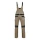 Cetus work dungarees - BIB PANTS CETUS BEIGE/ANTHRACITE 60 - 2