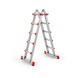 Professional aluminium telescopic ladder with traverse - TELELDR-PROFI-ALU-TRAV-4X5RUNGS - 3