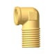 90-degree BRK connector with bulkhead fitting - CON-BLKHDCON-BRK-90DGR-M22-M22 - 1