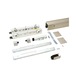 ABILIT 120-G interior sliding door fitting set for wall mounting for glass doors - SLIDDRFITT-ABILIT120GW-WD-A2-3000 - 1