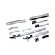 Kit de quincaillerie pour porte coulissante int&eacute;rieure SCHIMOS 80-HS-W - SLIDDRFITT-SCHIMOS80HSW-WOC-DD-3000 - 1