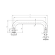 Bow handle, bent Hygienic USIT&reg; - 2