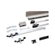 SCHIMOS 80-HS-DR, MB interior sliding door fitting set for ceiling mounting with wooden doors - SLIDDRFITT-SCHIMOS80HSDR-WCA2-SD-2000 - 1