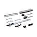 Kit de quincaillerie pour porte coulissante intérieure SCHIMOS 80-HS-WR - SLIDDRFITT-SCHIMOS80HSWR-WOC-SD-2000 - 1