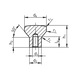 Mushroom head with female thread, Hygienic USIT&reg; - 2