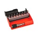 Bit box C 6,3 (1/4) 9 pezzi  - BIT-MIX-SORT-1/4IN-RW-9PCS - 1
