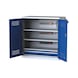 Battery charging cabinets with hinged doors - WNGDRCAB-STEEL-BTRY-PCK-AS11-RAL5010 - 1