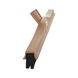Water squeegee with replaceable sponge rubber cassette - WAABZI-M.-AUSTAUSCH-KAS-600MM-BRN - 2