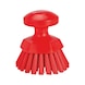 Round hand-held brush, hard - HNDBURST-RD-D110MM-HART-ROT - 1