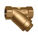 Mud flap hot-pressed brass with stainless steel strainer - STRAINER-BRS-G1 1/2 - 1