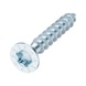 ASSY<SUP>®</SUP> 4 CS fittings screw Steel zinc plated full thread countersunk head - SCR-CS-WO-RW20-(A2K)-4X50/44 - 16