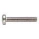 Pan head screw with Z cross recess DIN 7985, A2-70 stainless steel, plain - SCR-RSD-DIN7985-A2/70-Z3-M6X40 - 1