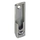 V-pin strike plate for wooden doors with 4 mm rebate space - 1