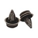 Interior trim clip with half-round head suitable for oval holes - DOOR PANEL CLIP - 1