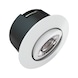 Lav indbygnings downlight 480 lm - DOWNL LAV230V 480LM VARMED&AElig;MP RUND B&Oslash;ALU - 1