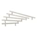 Barre de poign&eacute;e, acier inoxydable - POIGNEE BARRE INOX ENT.128 MM - 1