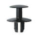 Plastic expanding rivet with cap, with grooves - PUSH TYPE RETAINING CLIP - 1