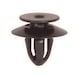 Interior trim clip with half-round head suitable for oval holes - DOOR PANEL CLIP - 1