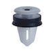 Interior trim clip with half-round head suitable for oval holes - RETAINING CLIP - 1