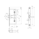 FH 30 mortise lock - MORTLOK-FP30-APD-CK-DIN/R-L-ZN-65-24 - 2