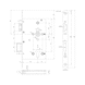 FH 61 panic mortise lock - MORTLOK-FP61-APD-CK-DIN/LA-A2-SOFT-65-24 - 2