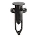 Plastic expanding rivet with cap, with multiple slits - BUMPER CLIP - 1