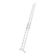 Aluminium extension ladder - STEP-EXTLDR-2PCS-ALU-2X10STEP - 1