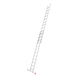 Aluminium extension ladder - STEP-EXTLDR-2PCS-ALU-2X12STEP - 1