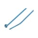 Cable tie KBL D made of polypropylene with metal tongue detectable, blue - CBLTIE-PLA-METLATCH-DETA-PP-BLUE-2,4X93 - 1