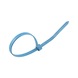 Cable tie KBL D made of polypropylene with metal tongue detectable, blue - CBLTIE-PLA-METLATCH-DETA-PP-BLUE-4,8X186 - 2