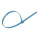 Cable tie KBL D made of polypropylene with metal tongue detectable, blue - CBLTIE-PLA-METLATCH-DETA-PP-BLUE-6,9X345 - 2