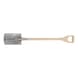 Garden spade with wooden handle - SPADE-GARD-WOODEN-D-HANDLE-280-180-3 - 1
