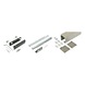 ABILIT 120-H interior sliding door fitting set for ceiling mounting for wooden doors - SLIDDRFITT-ABILIT120HD-WD-80-A2-3000 - 1