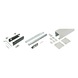 ABILIT 120-H interior sliding door fitting set for ceiling mounting for wooden doors - SLIDDRFITT-ABILIT120HD-WD-80-SI-3000 - 1