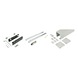 Zimmerschiebet&uuml;rbeschlag-Set ABILIT 120-H f&uuml;r die Deckenmontage bei Holzt&uuml;ren - SHIEBTRBSHLG-ABILIT120HD-MD-120-SI-3000 - 1