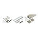 ABILIT 120-G interior sliding door fitting set for wall mounting for glass doors - SLIDDRFITT-ABILIT120GW-WD-80-A2-3000 - 1