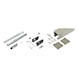 ABILIT 50-H interior sliding door fitting set for ceiling mounting for wooden doors - SLIDDRFITT-ABILIT50HD-WD-STSTCOL-2000 - 1