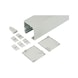 ABILIT 50-H interior sliding door fitting set for ceiling mounting for wooden doors - SLIDDRFITT-ABILIT50HD-WD-SILVCOL-3000 - 1