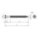 Vis en acier inoxydable pour béton cellulaire EUROFAST<SUP>®</SUP>  GBSA2-6 - 2
