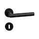 Escutcheon fitting Neo slim black round - 1