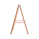 Ö-Norm wooden stepladder with rung puller - 3