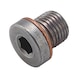 &Ouml;lablassschraube mit Dichtung - SHR-OELABL-AUDI/VW-M10X1,0MM-DICHTRG - 2