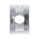 Bent spring nut flat shape Bent spring nut flat shape