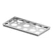 Lid for ADD Box organiser box - LID-ADD-BOX-PLA-P-2X1-HOLE-GREY - 1