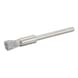 Miniature steel/cast metal wire end brush wave form, with shank - CENTFBRSH-MINIATUR-STAHL-D5X3MM - 1