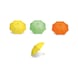 Walking umbrella with automatic opening - UMBRELLA-PRNT-STICK-PACKAGE-1COLO-60PCS - 1